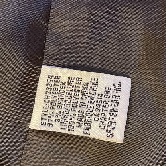 Blazer in Silky Shiny Black. - Picture 9 of 9